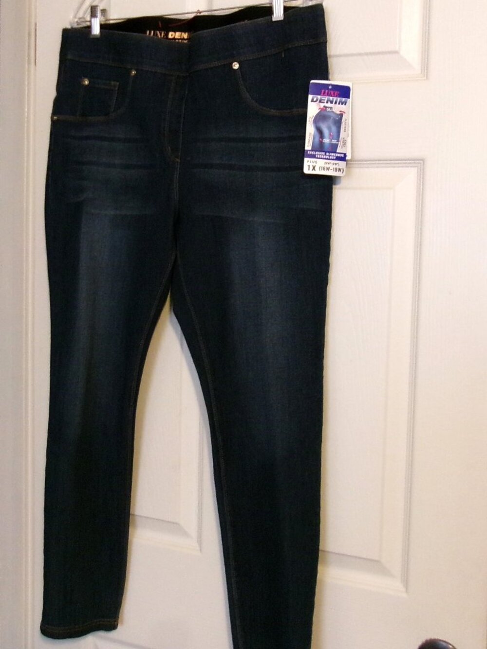 NWT NYGARD LUXE DENIM Skinny Ankle 4-Way Stretch Size 1X (16W - 18W)